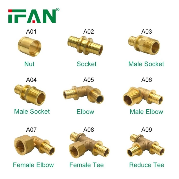 Brass PEX Slide Fittings