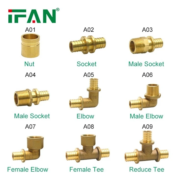 Brass PEX Slide Fittings