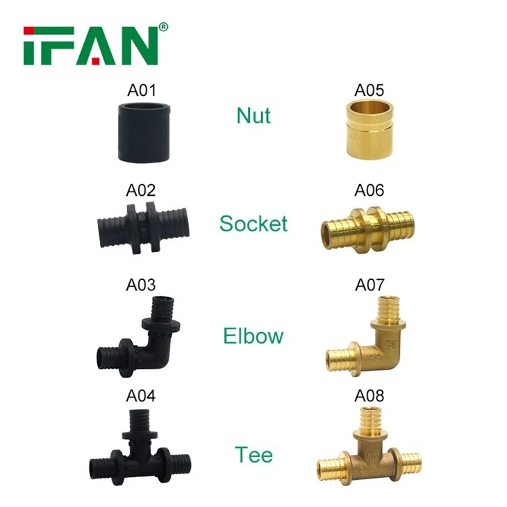 Brass PEX Slide Fittings
